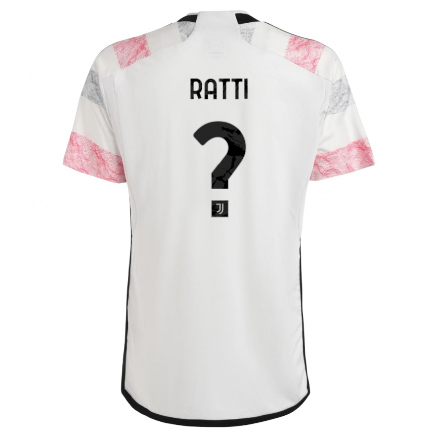 Mujer Fútbol Camiseta Leonardo Ratti #0 Blanco Rosa 2ª Equipación 2023/24 México