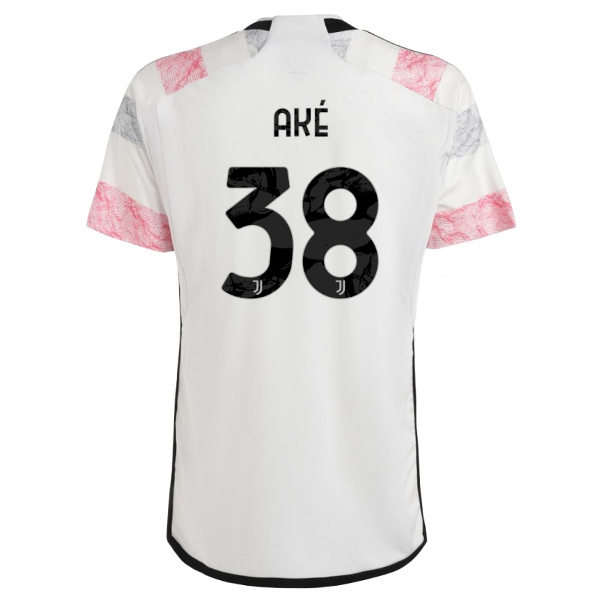 Mujer Fútbol Camiseta Marley Ake #38 Blanco Rosa 2ª Equipación 2023/24 México