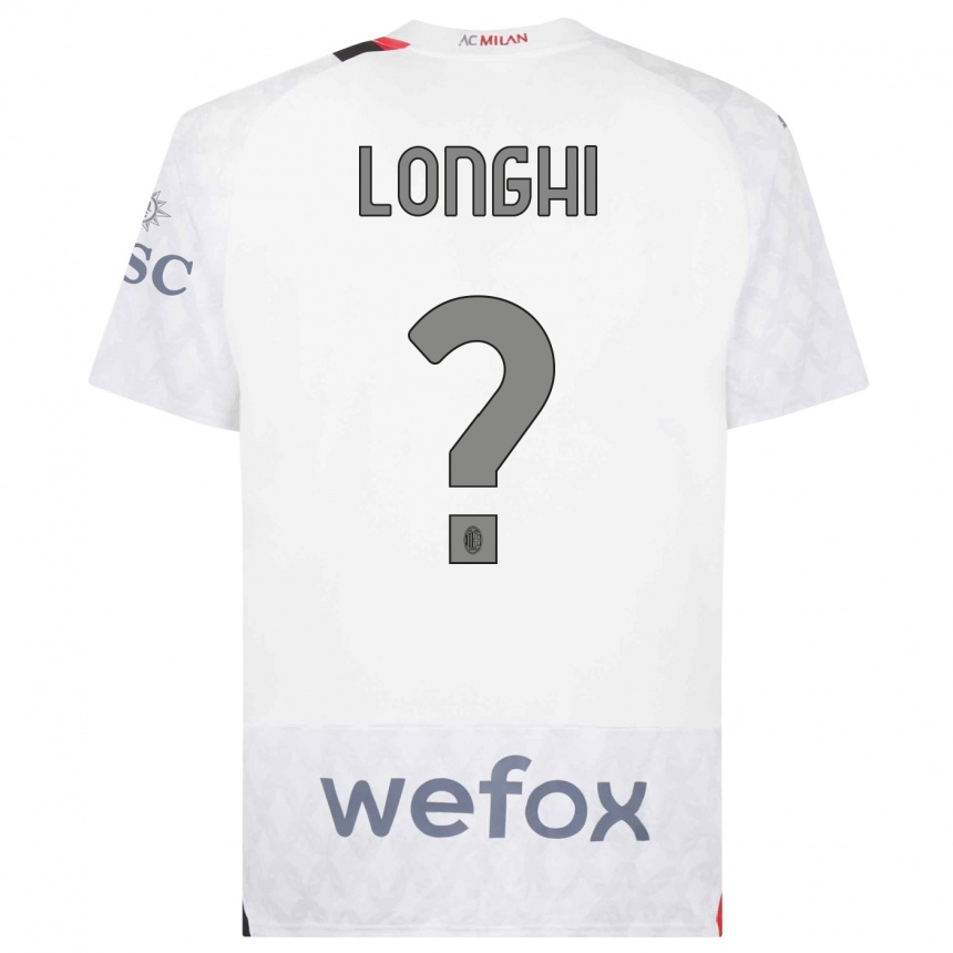 Mujer Fútbol Camiseta Jordan Longhi #0 Blanco 2ª Equipación 2023/24 México