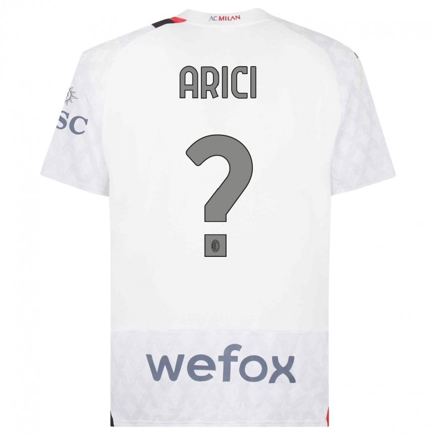 Mujer Fútbol Camiseta Alberto Arici #0 Blanco 2ª Equipación 2023/24 México