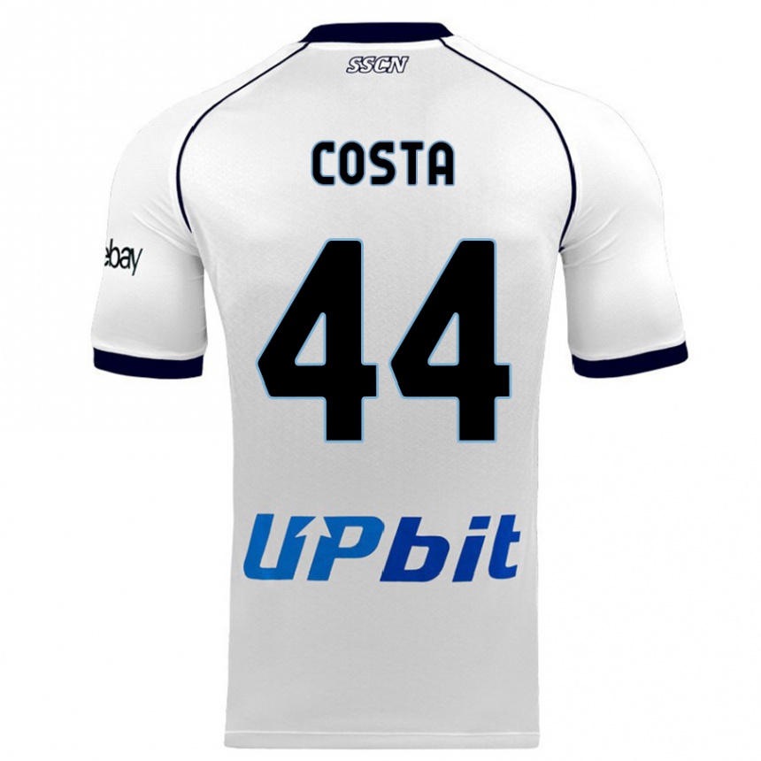 Mujer Fútbol Camiseta Filippo Costa #44 Blanco 2ª Equipación 2023/24 México