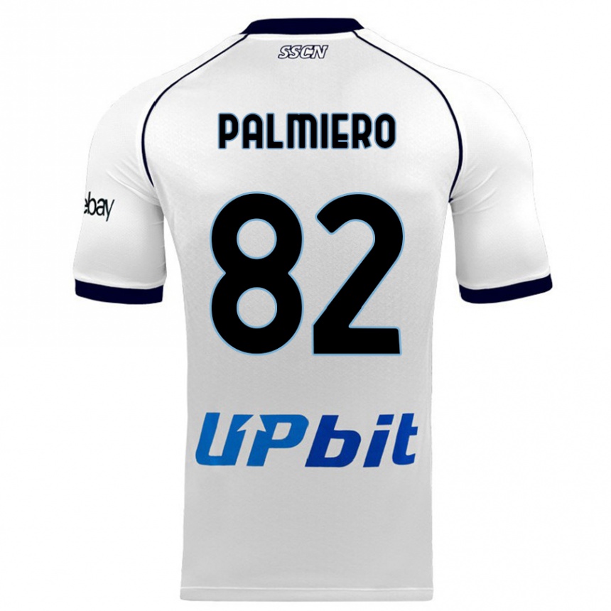 Mujer Fútbol Camiseta Luca Palmiero #82 Blanco 2ª Equipación 2023/24 México