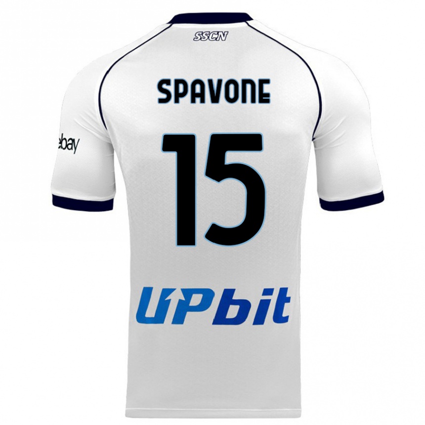 Mujer Fútbol Camiseta Alessandro Spavone #15 Blanco 2ª Equipación 2023/24 México