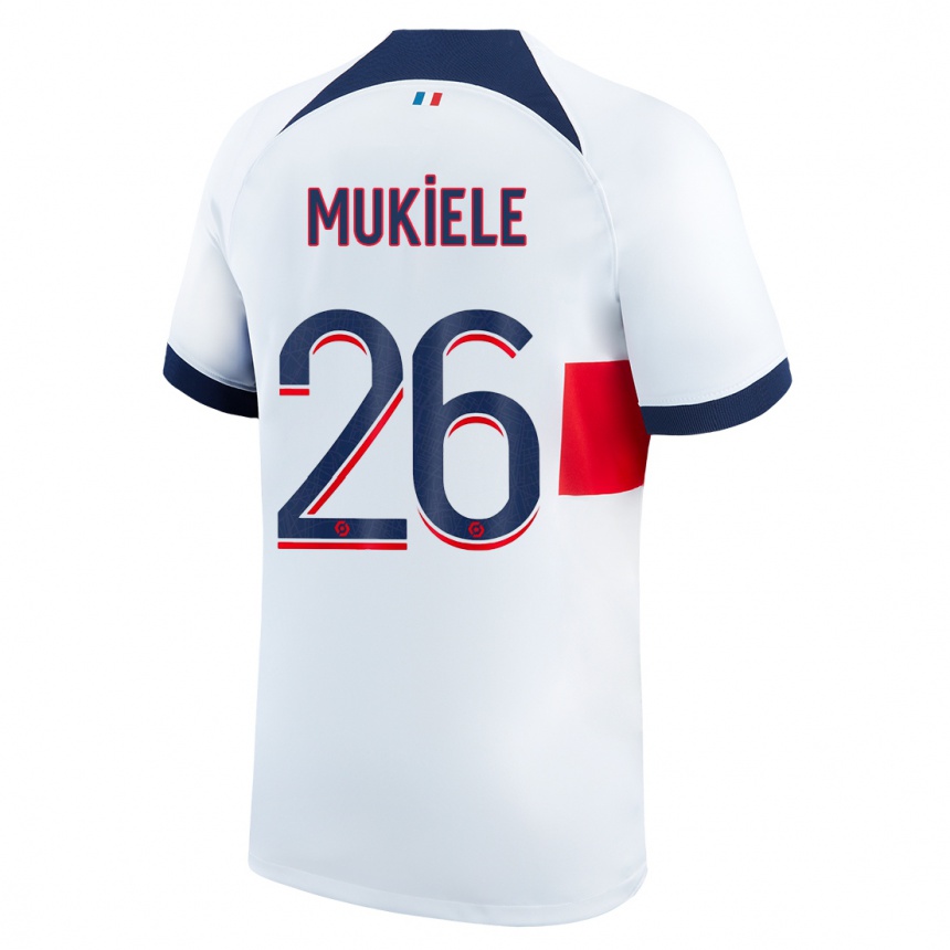 Mujer Fútbol Camiseta Nordi Mukiele #26 Blanco 2ª Equipación 2023/24 México