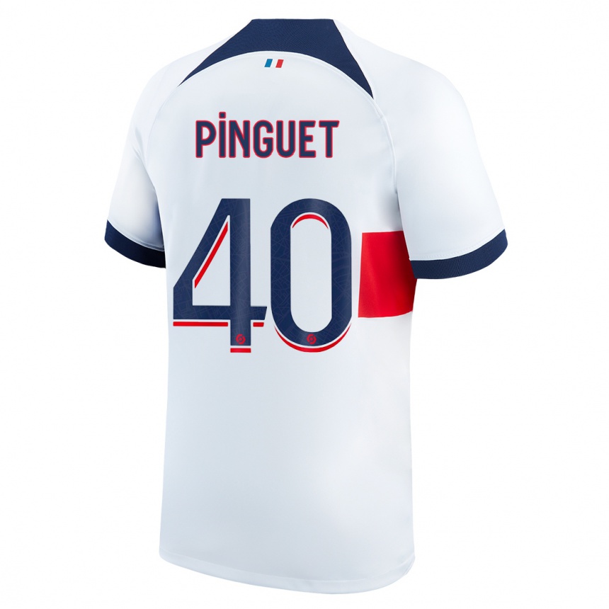 Mujer Fútbol Camiseta Alice Pinguet #40 Blanco 2ª Equipación 2023/24 México