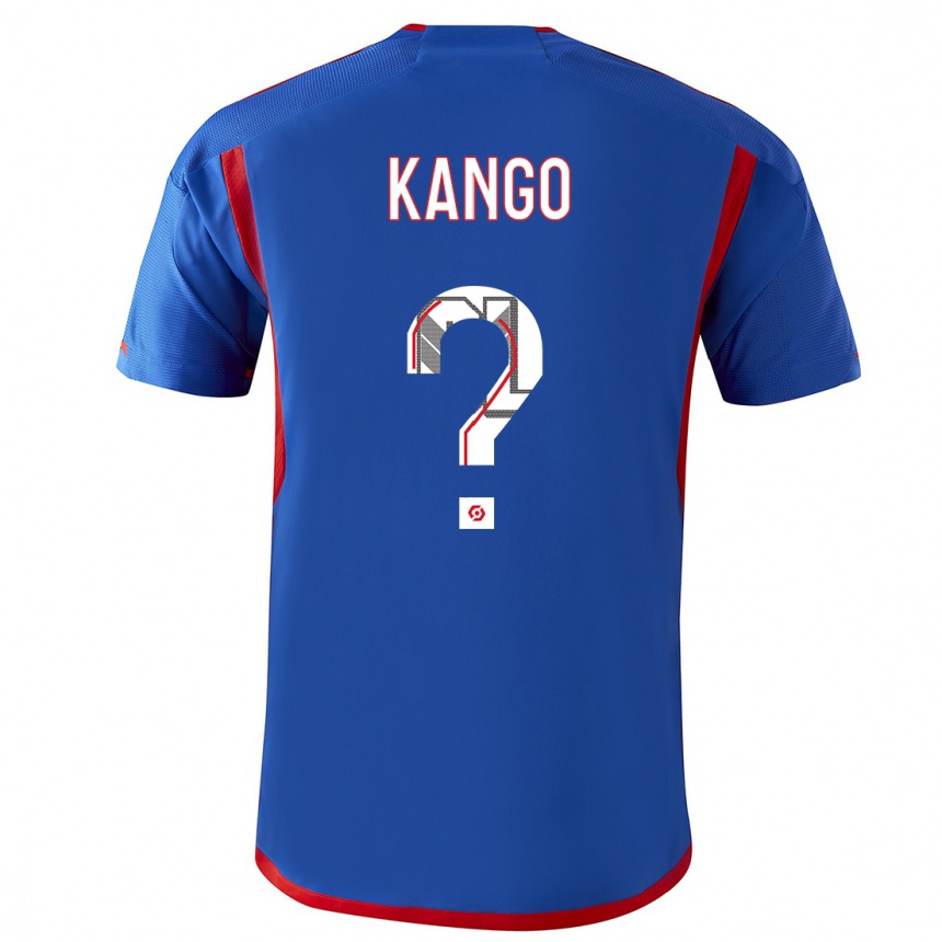 Mujer Fútbol Camiseta Steeve Kango #0 Azul Rojo 2ª Equipación 2023/24 México
