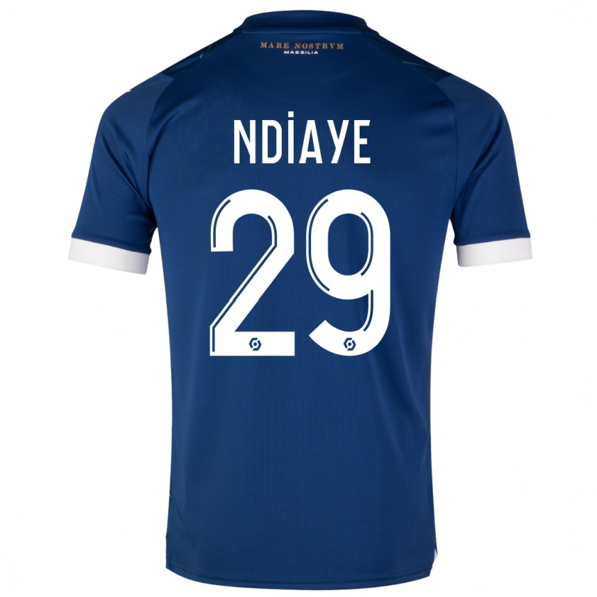 Mujer Fútbol Camiseta Iliman Ndiaye #29 Azul Oscuro 2ª Equipación 2023/24 México