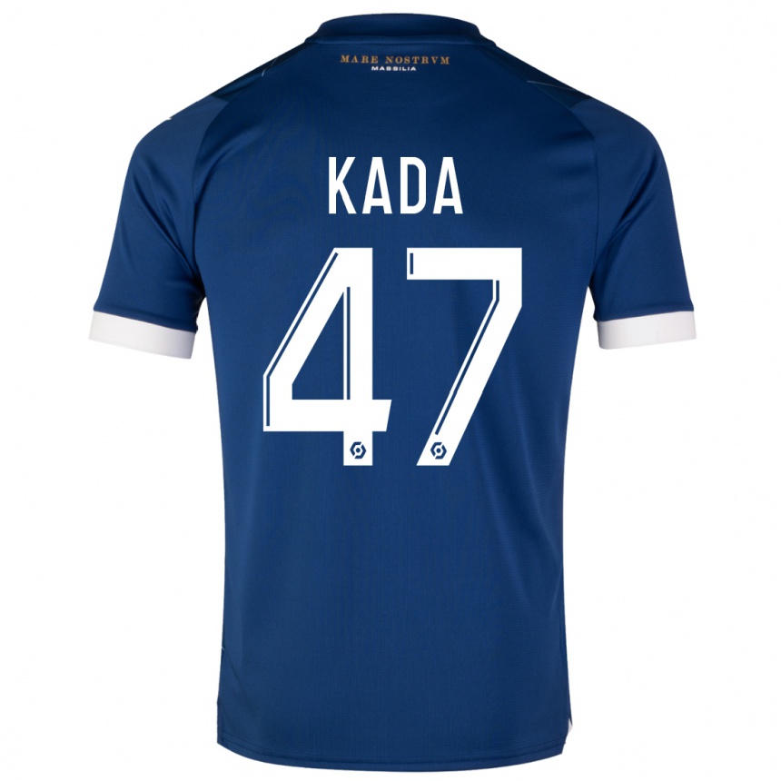 Mujer Fútbol Camiseta Joakim Kada #47 Azul Oscuro 2ª Equipación 2023/24 México