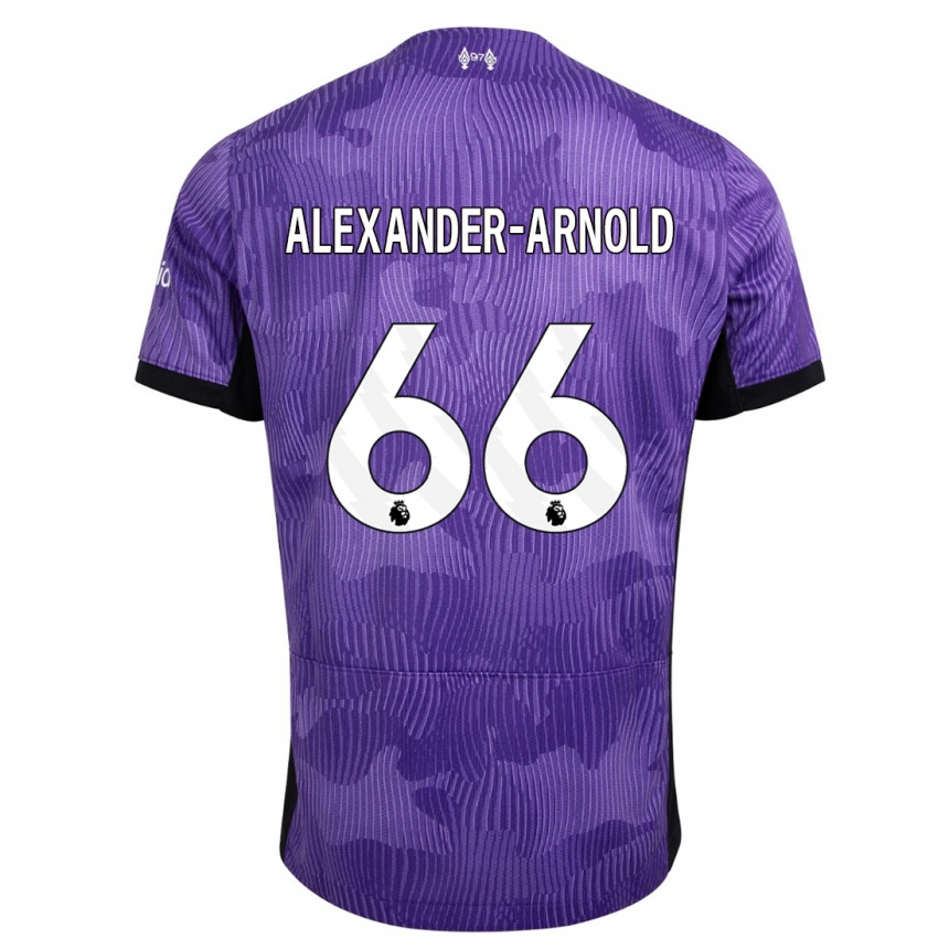 Mujer Fútbol Camiseta Trent Alexander-Arnold #66 Púrpura Equipación Tercera 2023/24 México