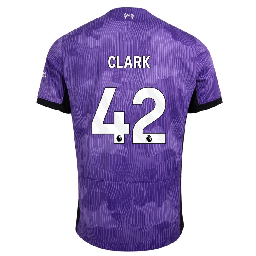 Mujer Fútbol Camiseta Bobby Clark #42 Púrpura Equipación Tercera 2023/24 México