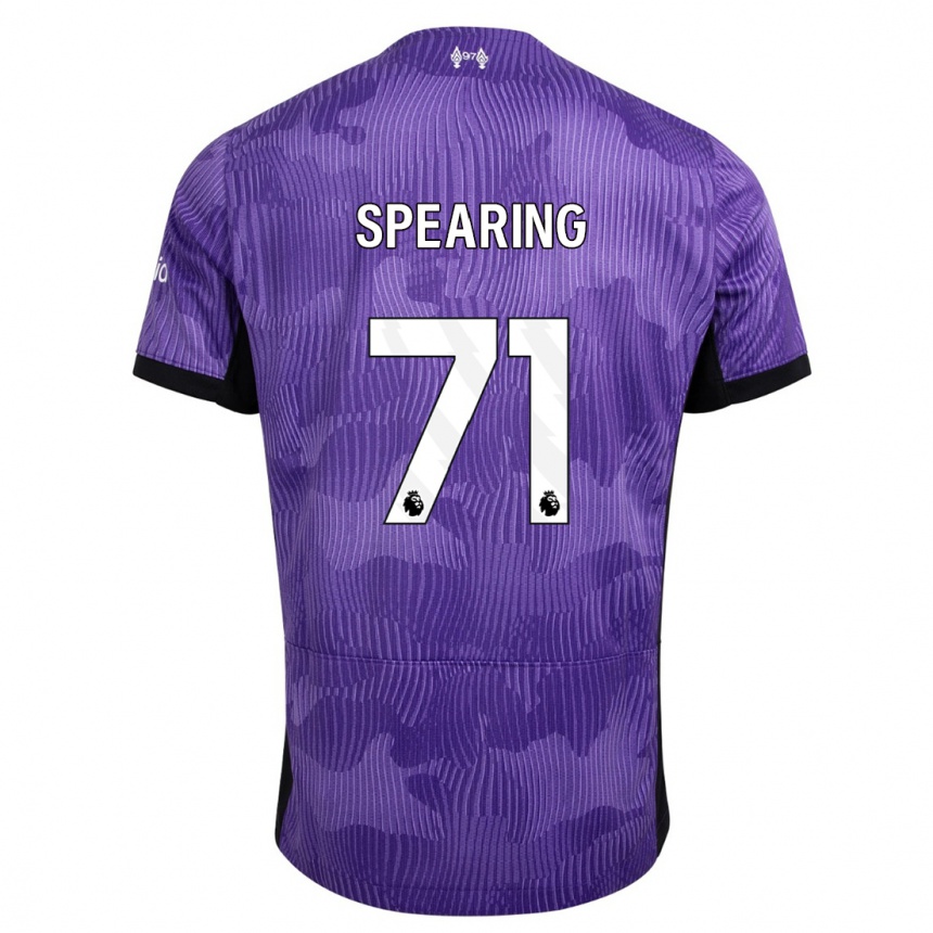 Mujer Fútbol Camiseta Jay Spearing #71 Púrpura Equipación Tercera 2023/24 México