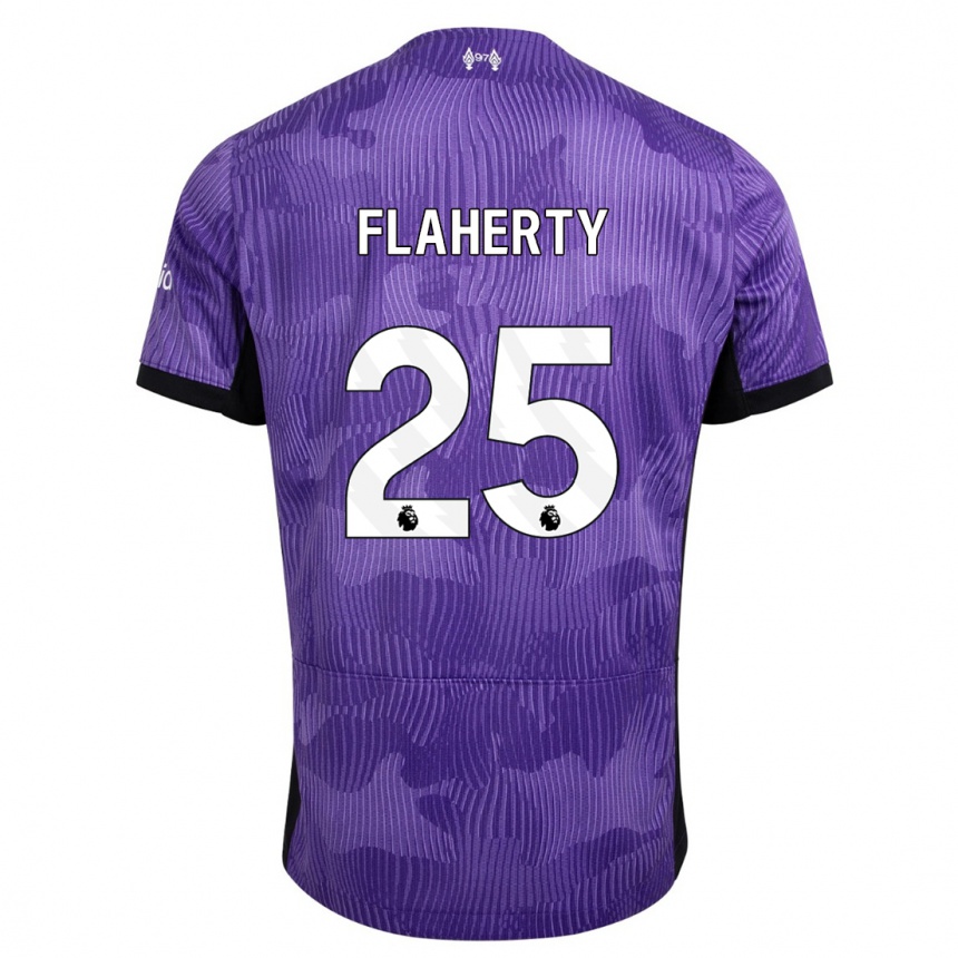 Mujer Fútbol Camiseta Gilly Flaherty #25 Púrpura Equipación Tercera 2023/24 México