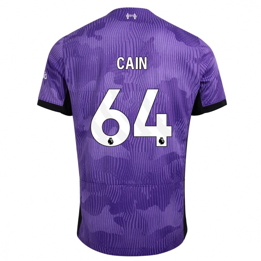 Mujer Fútbol Camiseta Jake Cain #64 Púrpura Equipación Tercera 2023/24 México