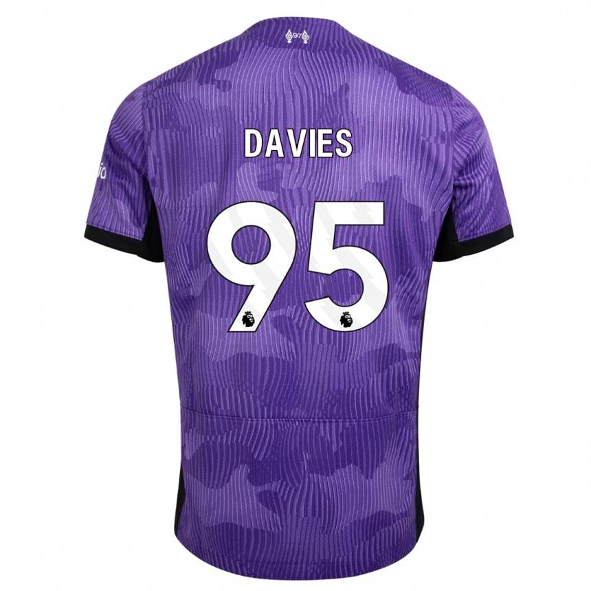 Mujer Fútbol Camiseta Harvey Davies #95 Púrpura Equipación Tercera 2023/24 México