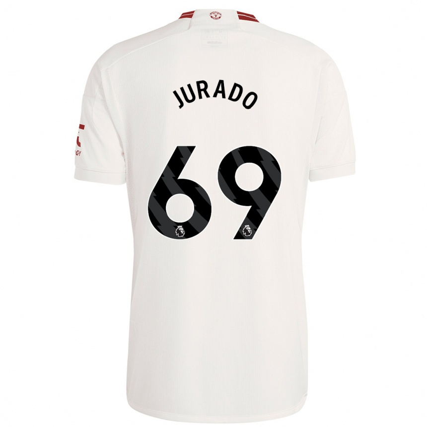 Mujer Fútbol Camiseta Marc Jurado #69 Blanco Equipación Tercera 2023/24 México