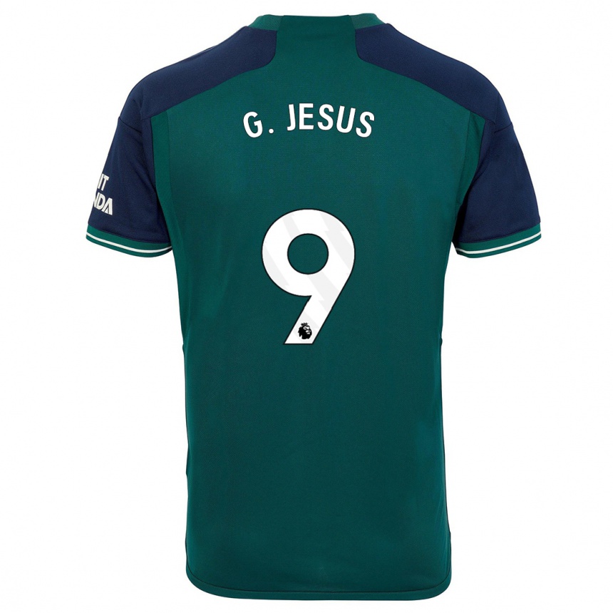 Mujer Fútbol Camiseta Gabriel Jesus #9 Verde Equipación Tercera 2023/24 México