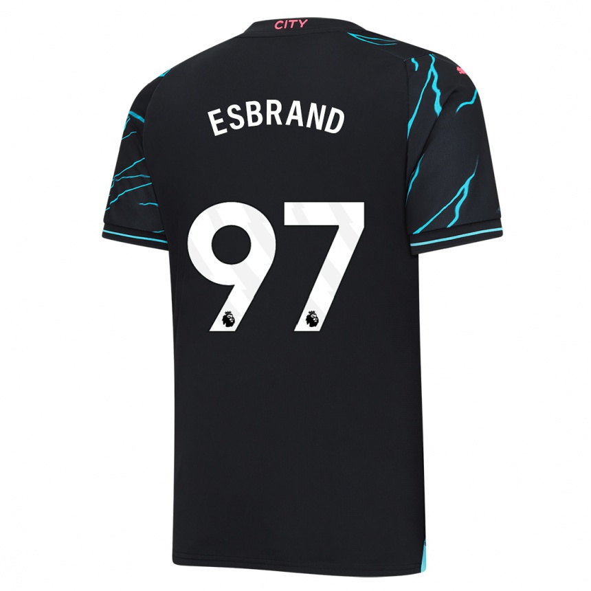 Mujer Fútbol Camiseta Josh Wilson-Esbrand #97 Azul Oscuro Equipación Tercera 2023/24 México