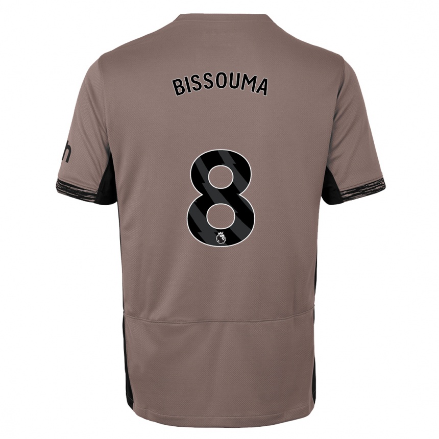 Mujer Fútbol Camiseta Yves Bissouma #8 Beige Obscuro Equipación Tercera 2023/24 México