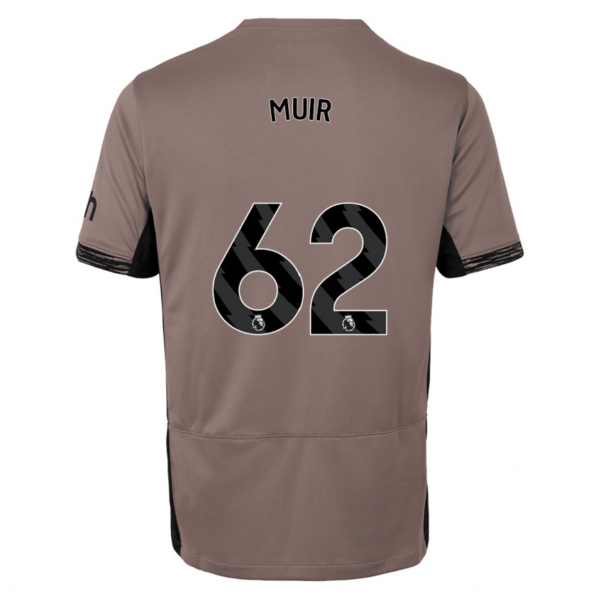 Mujer Fútbol Camiseta Marqes Muir #62 Beige Obscuro Equipación Tercera 2023/24 México