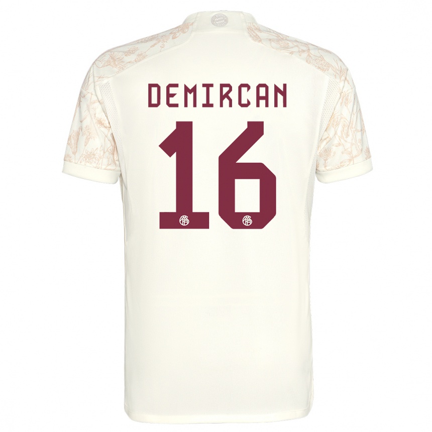 Mujer Fútbol Camiseta Emirhan Demircan #16 Blanquecino Equipación Tercera 2023/24 México