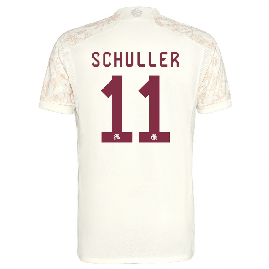 Mujer Fútbol Camiseta Lea Schuller #11 Blanquecino Equipación Tercera 2023/24 México