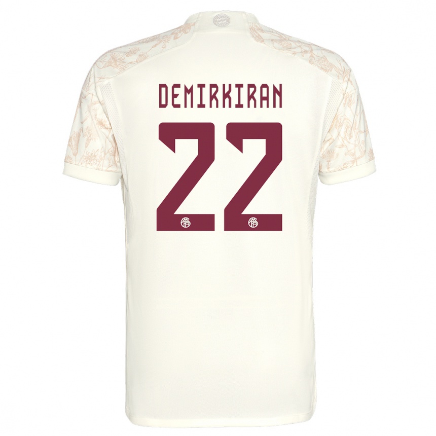 Mujer Fútbol Camiseta Ediz Demirkiran #22 Blanquecino Equipación Tercera 2023/24 México