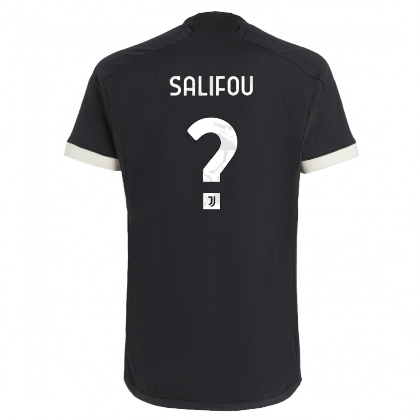 Mujer Fútbol Camiseta Dikeni Salifou #0 Negro Equipación Tercera 2023/24 México