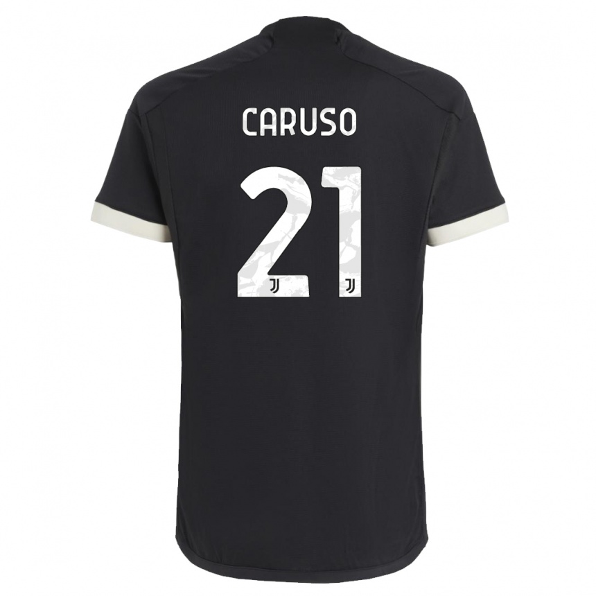 Mujer Fútbol Camiseta Arianna Caruso #21 Negro Equipación Tercera 2023/24 México