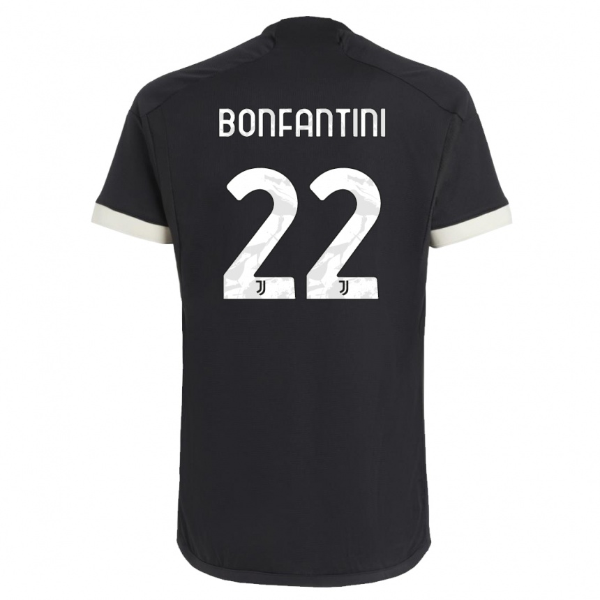 Mujer Fútbol Camiseta Agnese Bonfantini #22 Negro Equipación Tercera 2023/24 México