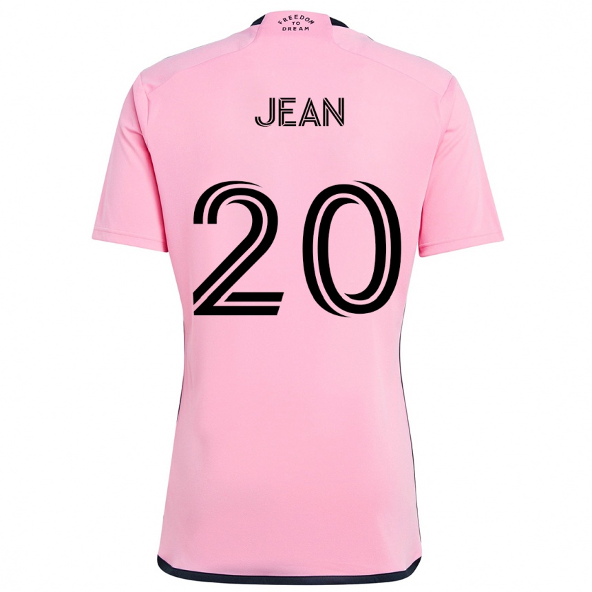 Niño Fútbol Camiseta Corentin Jean #20 Rosa 1ª Equipación 2024/25 México