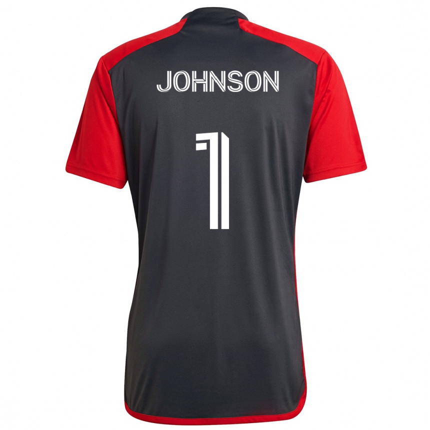 Niño Fútbol Camiseta Sean Johnson #1 Rojo Grayn 1ª Equipación 2024/25 México