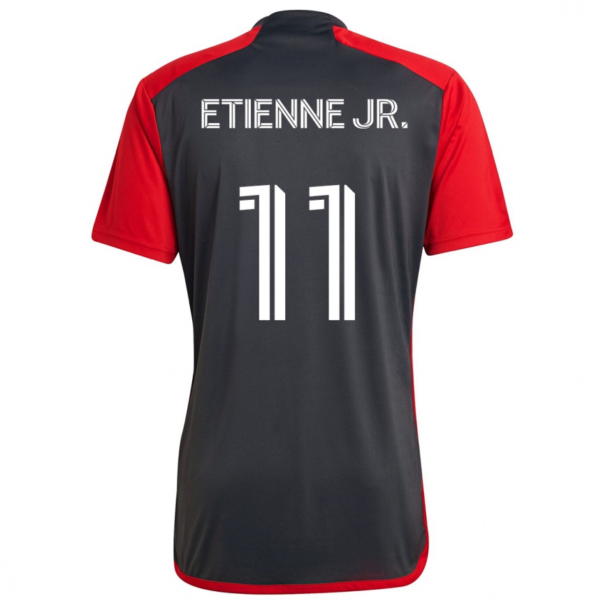 Niño Fútbol Camiseta Derrick Etienne Jr. #11 Rojo Grayn 1ª Equipación 2024/25 México