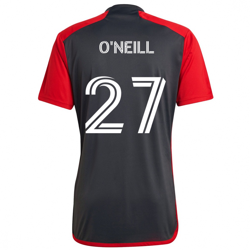 Niño Fútbol Camiseta Shane O'neill #27 Rojo Grayn 1ª Equipación 2024/25 México