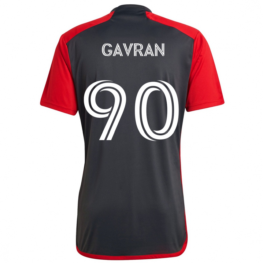 Niño Fútbol Camiseta Luka Gavran #90 Rojo Grayn 1ª Equipación 2024/25 México