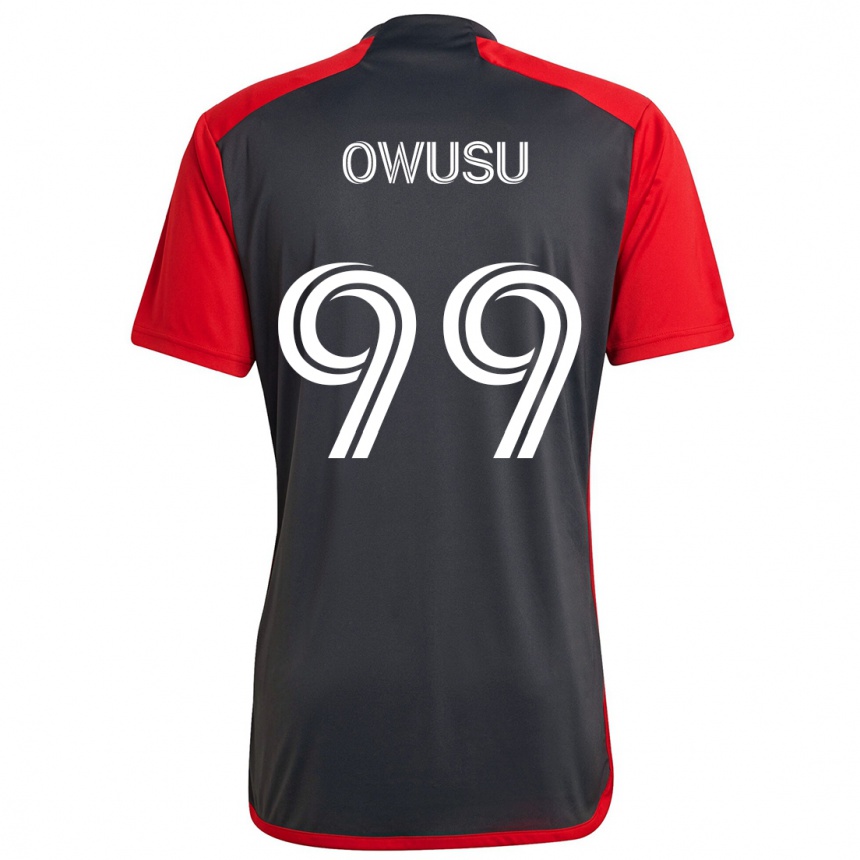 Niño Fútbol Camiseta Prince Osei Owusu #99 Rojo Grayn 1ª Equipación 2024/25 México