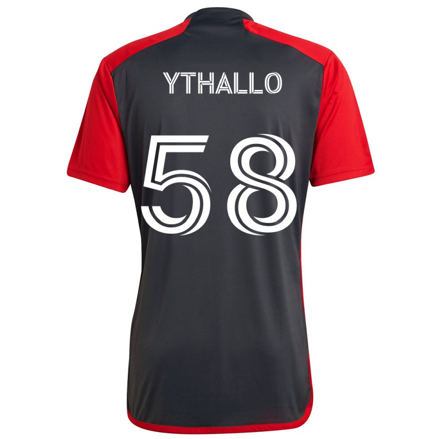 Niño Fútbol Camiseta Ythallo #58 Rojo Grayn 1ª Equipación 2024/25 México