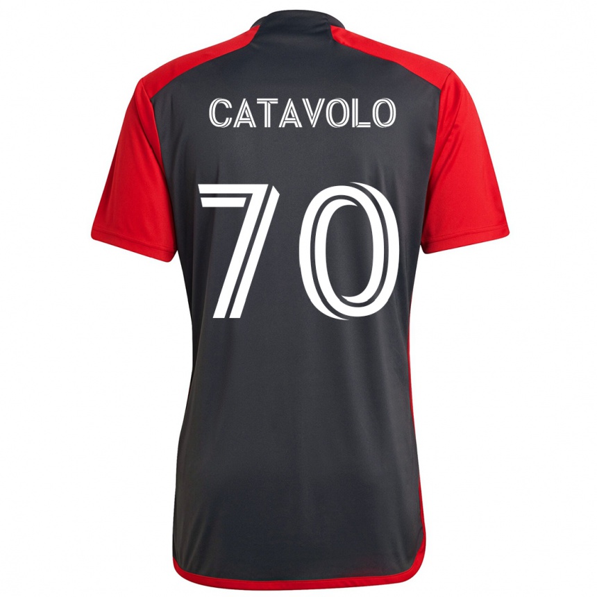 Niño Fútbol Camiseta Matthew Catavolo #70 Rojo Grayn 1ª Equipación 2024/25 México