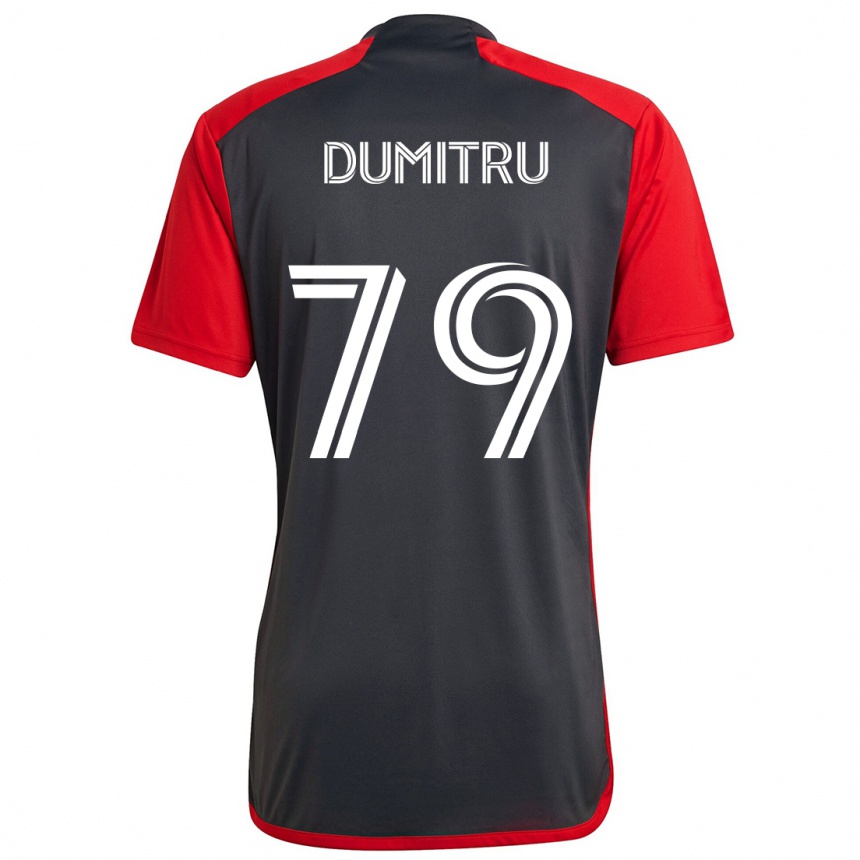 Niño Fútbol Camiseta Andrei Dumitru #79 Rojo Grayn 1ª Equipación 2024/25 México