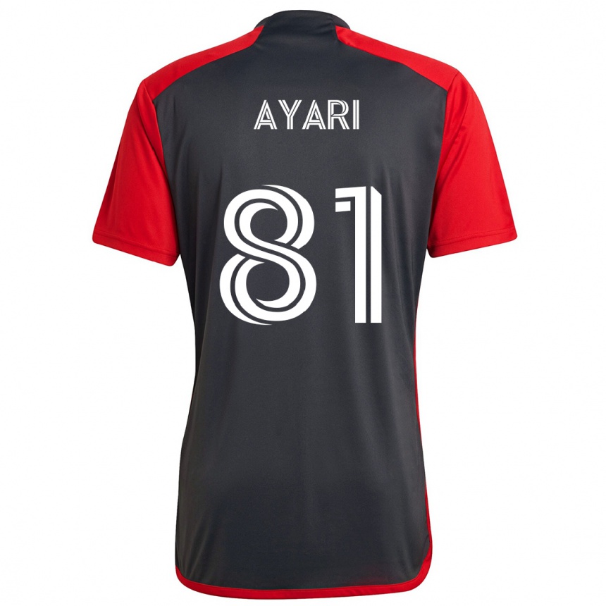 Niño Fútbol Camiseta Hassan Ayari #81 Rojo Grayn 1ª Equipación 2024/25 México