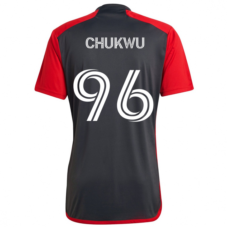 Niño Fútbol Camiseta Richard Chukwu #96 Rojo Grayn 1ª Equipación 2024/25 México