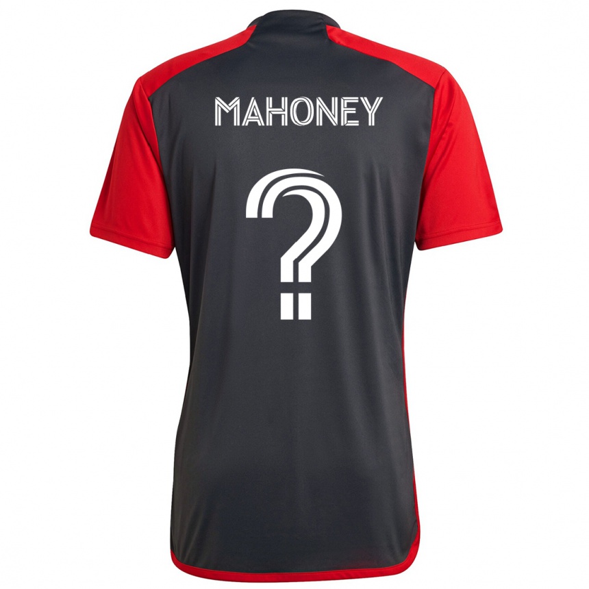 Niño Fútbol Camiseta Adrian Mahoney #0 Rojo Grayn 1ª Equipación 2024/25 México