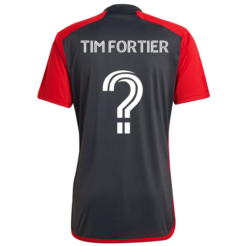 Niño Fútbol Camiseta Tim Fortier #0 Rojo Grayn 1ª Equipación 2024/25 México