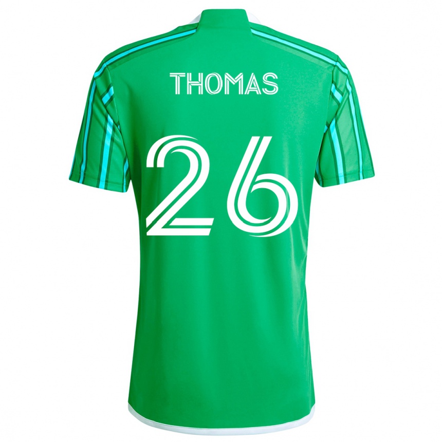 Niño Fútbol Camiseta Andrew Thomas #26 Verde Blanco 1ª Equipación 2024/25 México