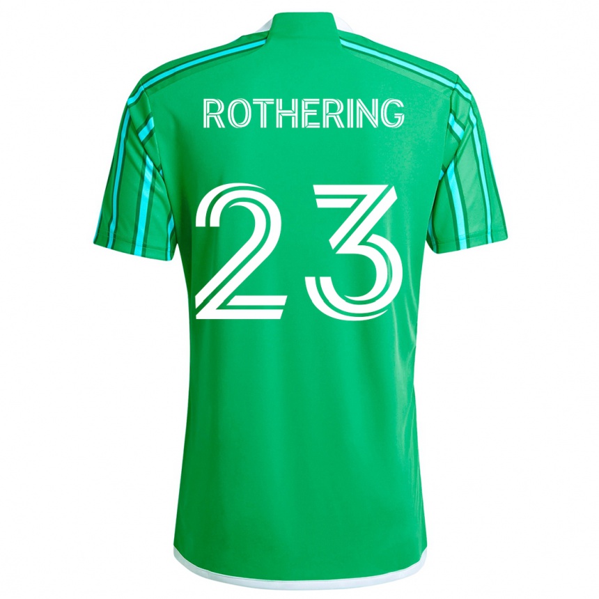 Niño Fútbol Camiseta Holly Rothering #23 Verde Blanco 1ª Equipación 2024/25 México