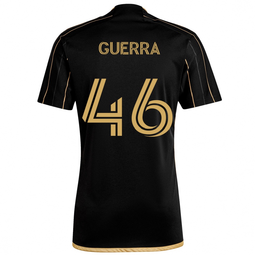 Niño Fútbol Camiseta Decarlo Guerra #46 Oro Negro 1ª Equipación 2024/25 México