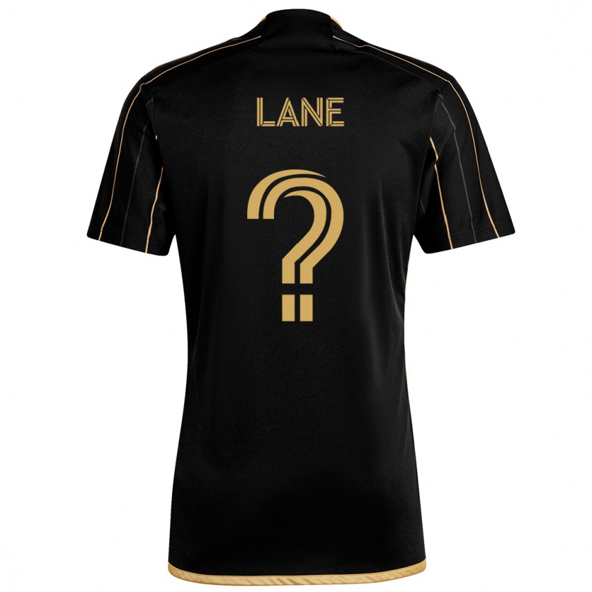 Niño Fútbol Camiseta James Lane #0 Oro Negro 1ª Equipación 2024/25 México