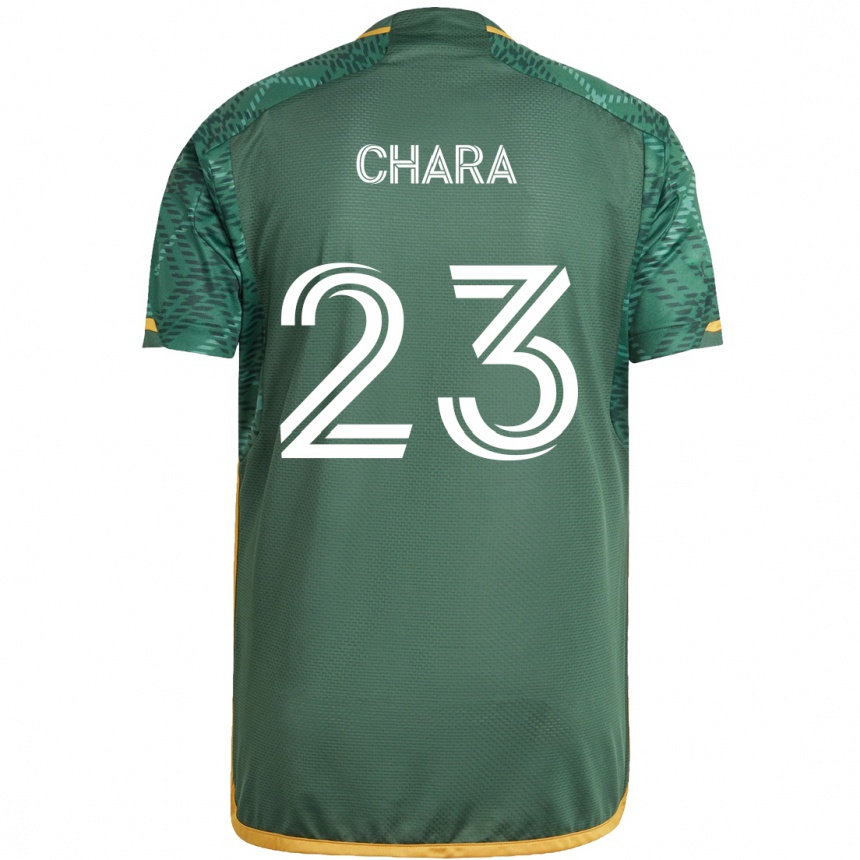 Niño Fútbol Camiseta Yimmi Chará #23 Verde Naranja 1ª Equipación 2024/25 México