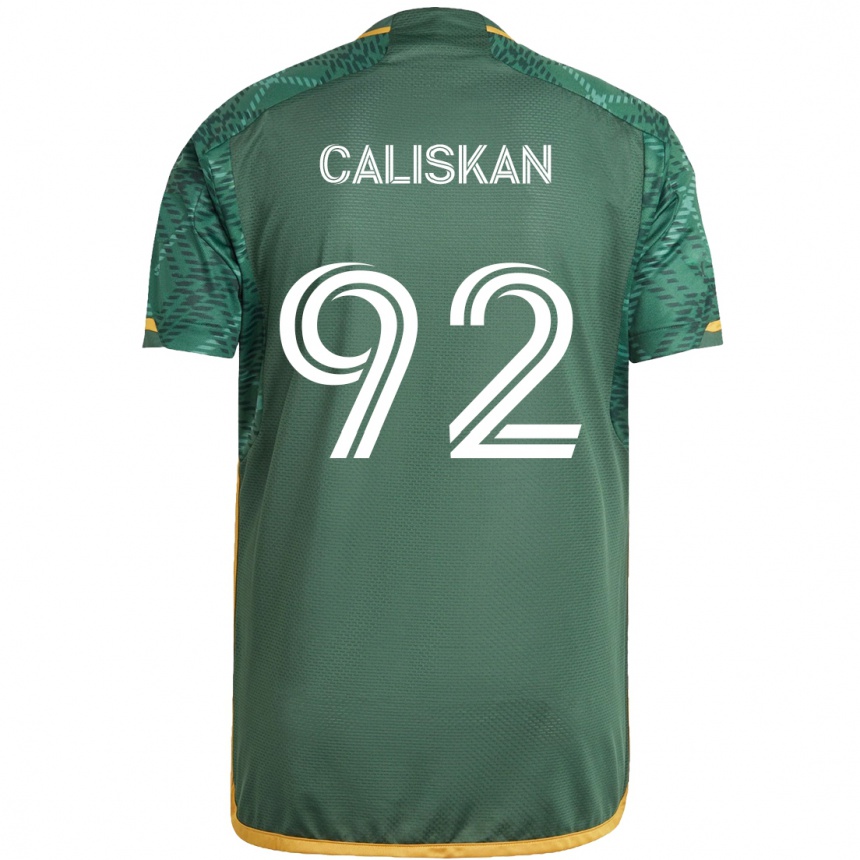 Niño Fútbol Camiseta Noel Caliskan #92 Verde Naranja 1ª Equipación 2024/25 México