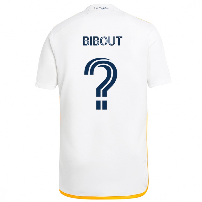 Niño Fútbol Camiseta Aaron Bibout #0 Blanco Amarillo 1ª Equipación 2024/25 México