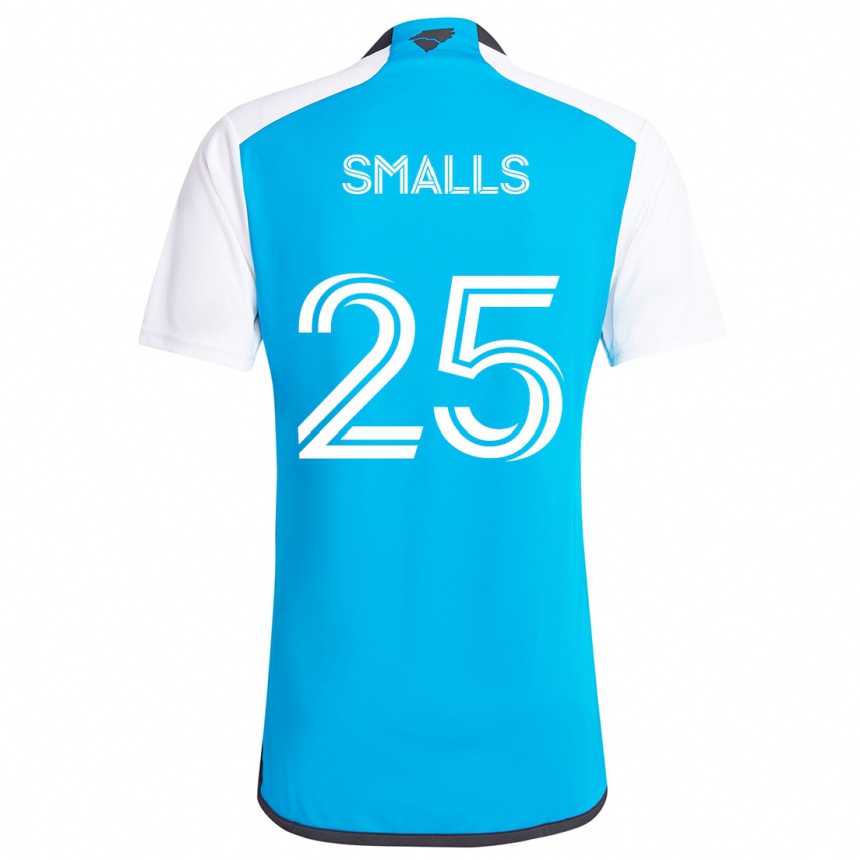 Niño Fútbol Camiseta Tyger Smalls #25 Azul Blanco 1ª Equipación 2024/25 México